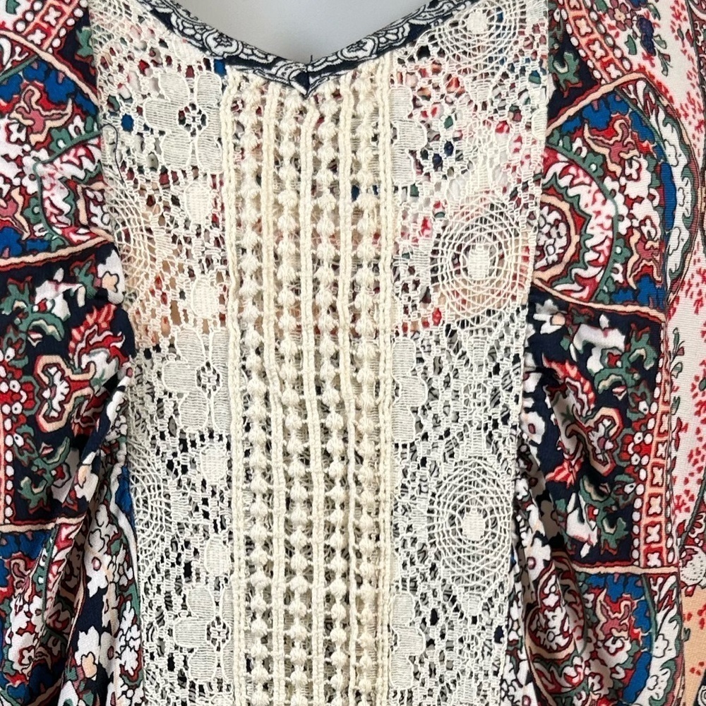 NWT One World Live & Let Live Womens Boho Sleeveless Dress Size XXL flower print - Picture 11 of 15